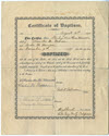 Image - Certificate, Baptismal