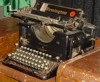 Image - typewriter, chairdesk