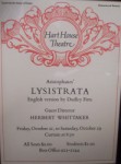 Image - Hart House - Lysistrata