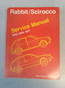 Image - Book - Rabbit/Scirocco Service Manual 1975 through 1977