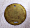 Image - miner's brass safety tag