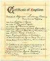 Image - Certificate, Baptismal