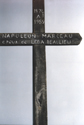 Image - Croix en bois noir de cimetière (Napoléon Marceau)