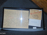 Image - Letter, Framed