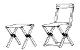 camp stool, illustration. Pearson Scott Foresman, Wikimedia Commons