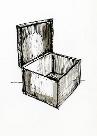 box, illustration. David Ring, Europeana Fashion, Wikimedia Commons