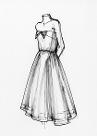 Robe de demoiselle d'honneur. David Ring, Europeana Fashion, Wikimedia Commons https://commons.wikimedia.org/wiki/File:Bridesmaid%27s_dress.tif