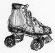roller skate. David Ring, Europeana Fashion, Wikimedia Commons