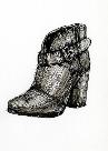 ankle boot, illustration. David Ring, Europeana Fashion, Wikimedia Commons
