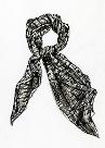 foulard, illustration. David Ring, Europeana Fashion, Wikimedia Commons