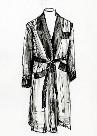 bathrobe, illustration. David Ring, Europeana Fashion, Wikimedia Commons