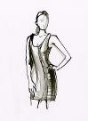 robe courte, illustration. David Ring, Visual Thesaurus for Fashion & Costume, Wikimedia Commons