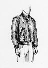 flight jacket, illustration. David Ring, Europeana Fashion, Wikimedia Commons