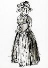 pardessus à taille, illustration. David Ring, Europeana Fashion, Wikimedia Commons