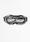 snow goggles, illustration. David Ring, Europeana Fashion, Wikimedia Commons