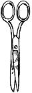 scissors, illustration. Pearson Scott Foresman, Wikimedia Commons