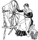 spinning wheel. Pearson Scott Foresman, Wikimedia Commons