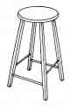 Stool. Parks Canada Descriptive and Visual Dictionary of Objects 