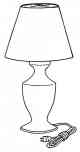 electric lamp. Parks Canada Descriptive and Visual Dictionary of Objects