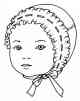 baby bonnet. Parks Canada Descriptive and Visual Dictionary of Objects