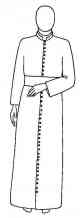 cassock, illustration. Parks Canada Descriptive and Visual Dictionary of Objects