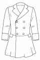 frock coat, illustration. Parks Canada Descriptive and Visual Dictionary of Objects