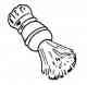 shaving brush, illustration. Parks Canada Descriptive and Visual Dictionary of Objects