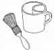 shaving mug, illustration. Parks Canada Descriptive and Visual Dictionary of Objects