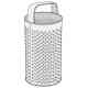 grater, illustration. Parks Canada Descriptive and Visual Dictionary of Objects