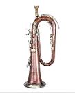bugle, photograph. Metropolitan Museum of Art, CC0, via Wikimedia Commons