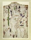 navigational chart. Maggiolo Vesconte, Portolan Chart, About 1528. 1993.117, McCord Stewart Museum