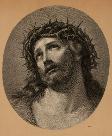 print, intaglio. Unknown, Christ with the crown of thorns, Intaglio Print, 1866-1868. M2019.7.2.2.107, McCord Stewart Museum